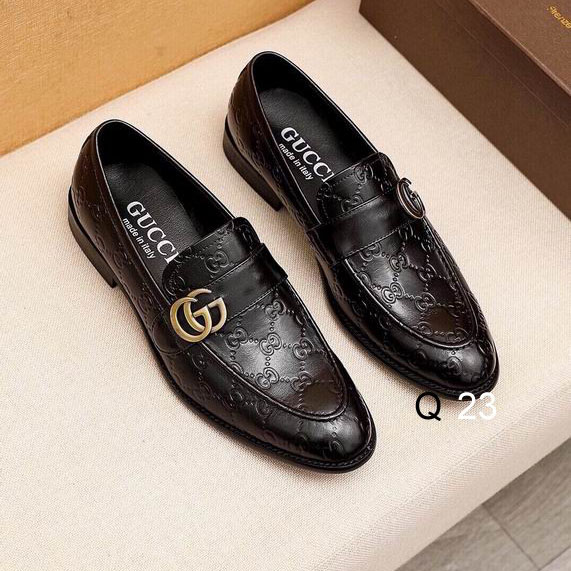 men's Gucci leather shoes-GG6912A